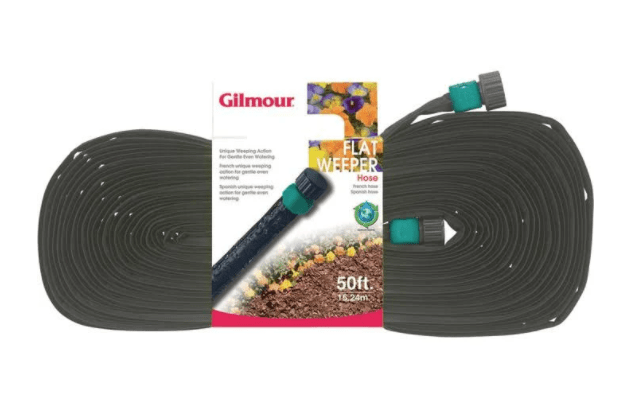 Gilmour has it all with this flat hose to maintain your garden.